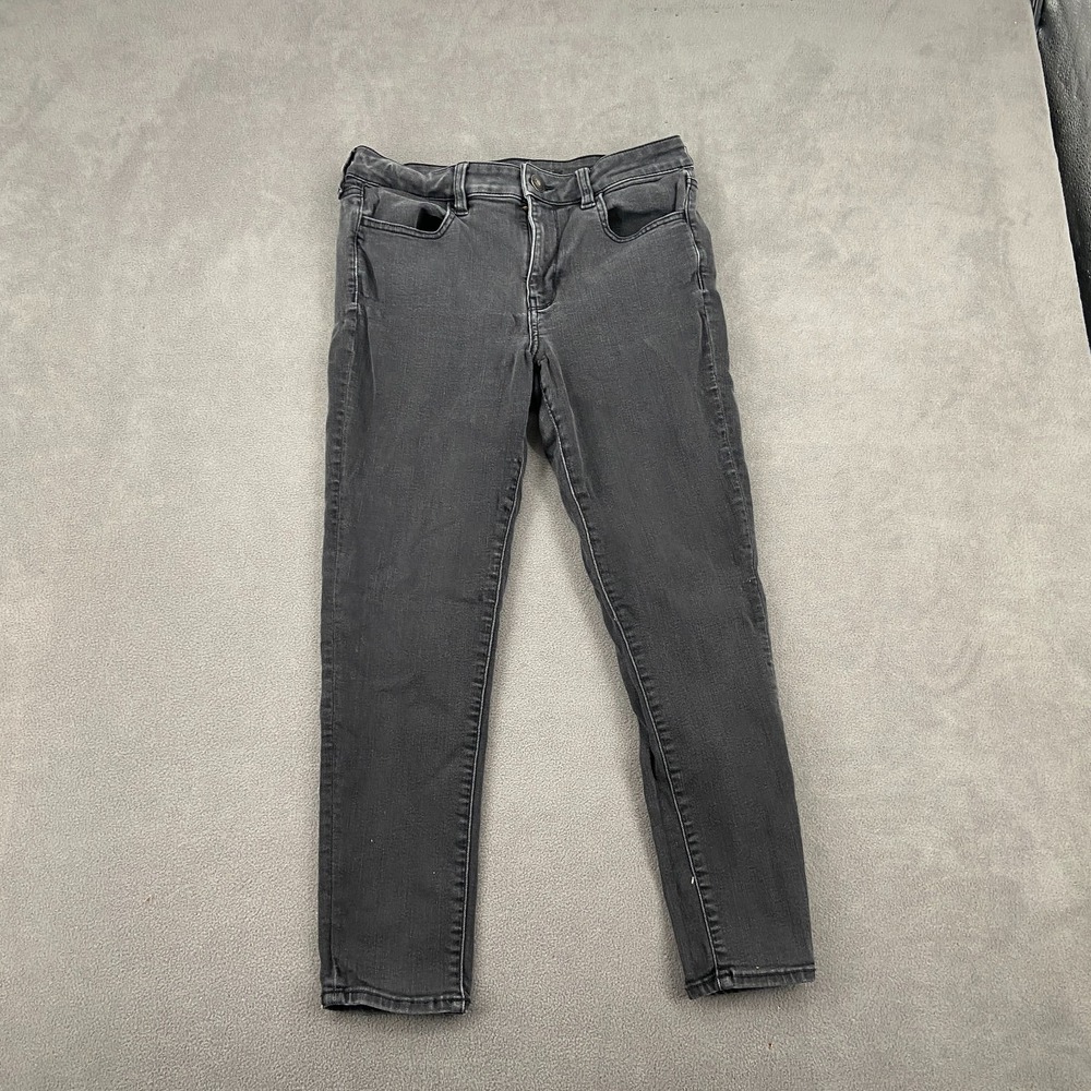 American Eagle Outfitters Jegging Jeans Womens 10S Gray Y2K‎ Next Level Stretch